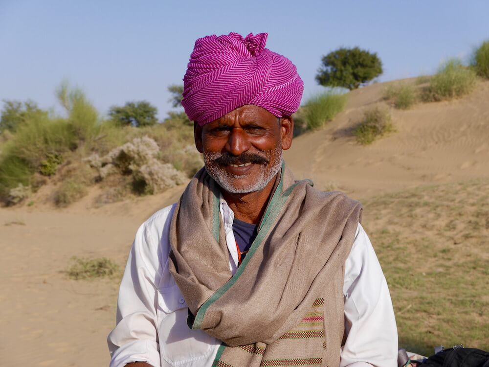 theta, camel safari in jaisalmer