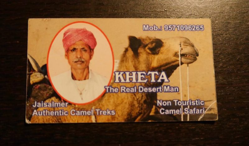 theta the real desert man, camel safari in jaisalmer