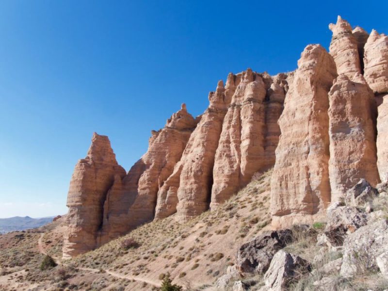 The rocks of Red Valley, Cappadocia